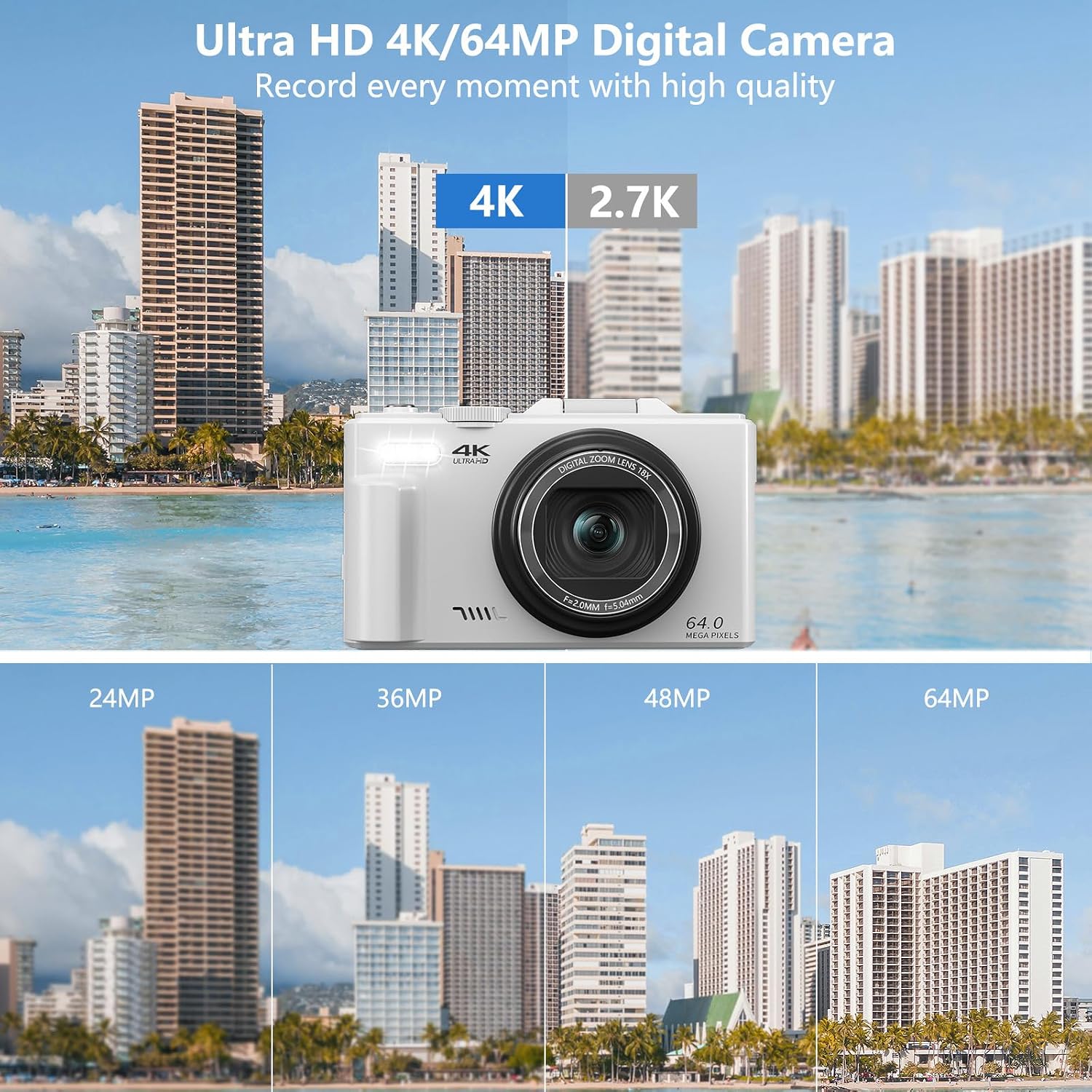 Digital Camera for Photography, 4K Vlogg... 2 Digital Camera for Photography, 4K Vlogg... - Image 2
