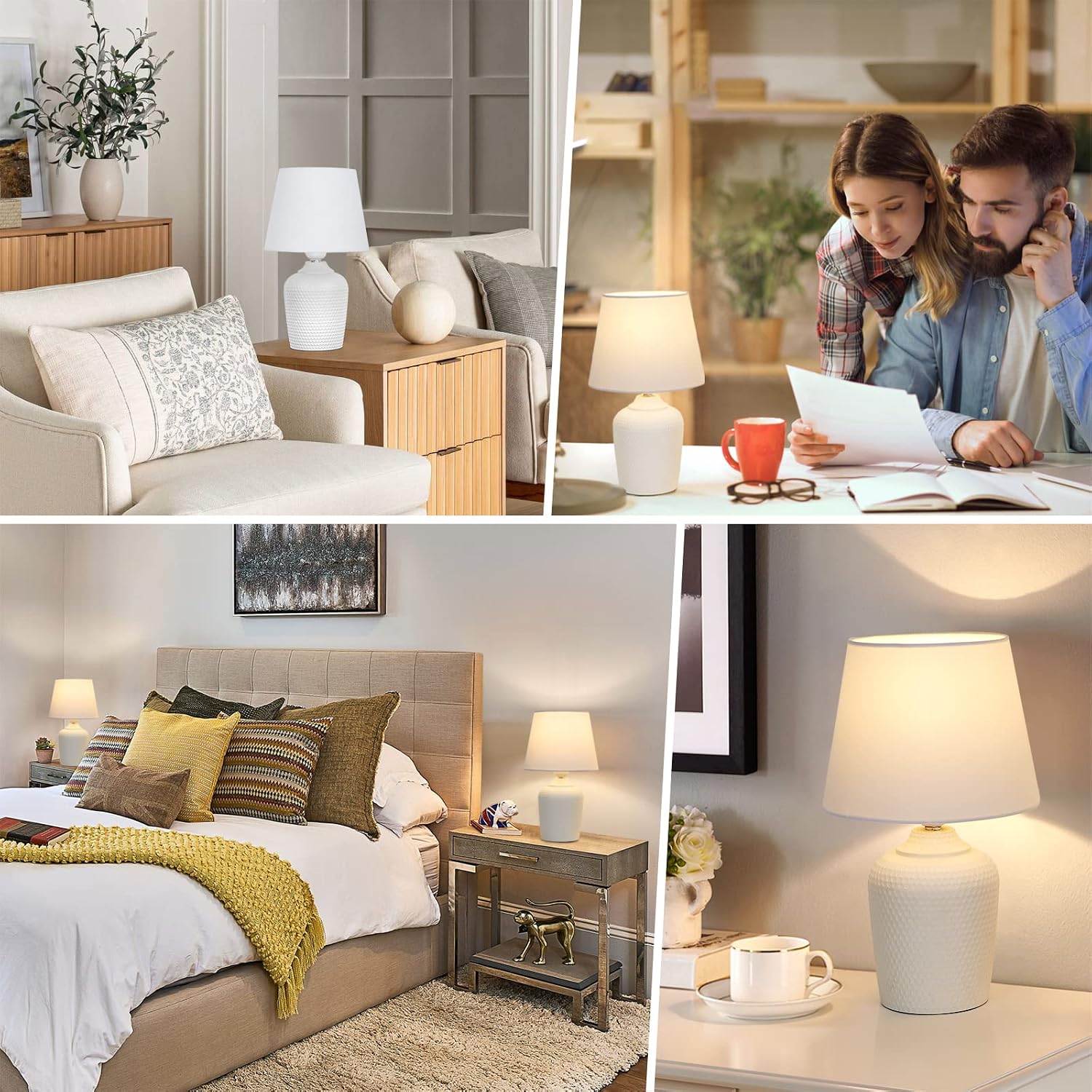 11.8’’ Small Table Lamps Set of 2 for Be... 7 11.8’’ Small Table Lamps Set of 2 for Be... - Image 7