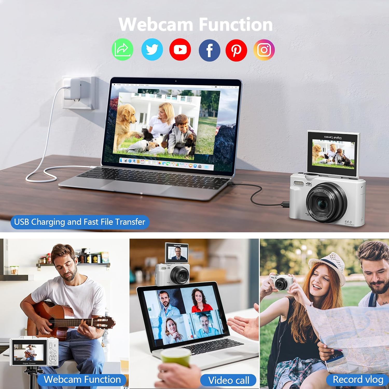 Digital Camera for Photography, 4K Vlogg... 6 Digital Camera for Photography, 4K Vlogg... - Image 6