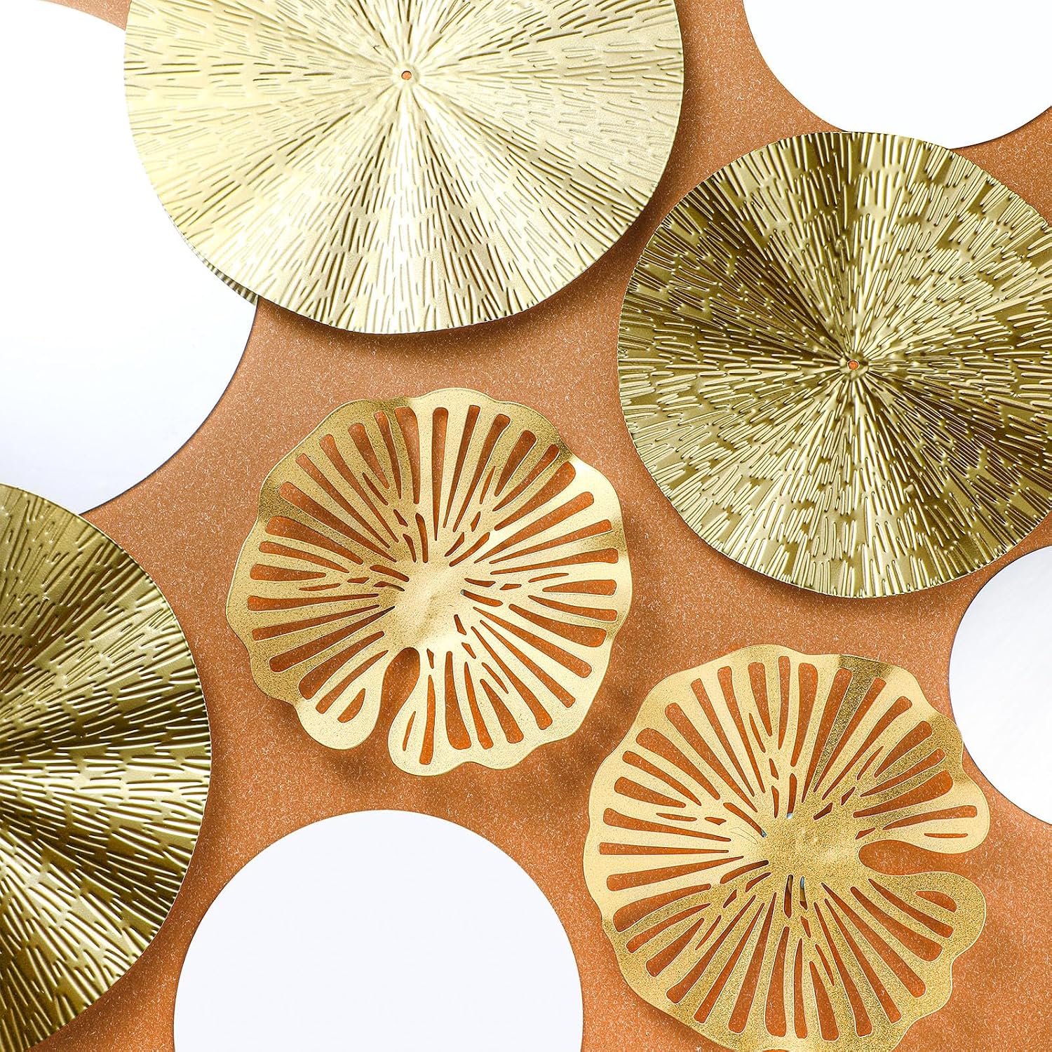 Hicarer Gold Mirror Wall Decor, Round Wa... 7 Hicarer Gold Mirror Wall Decor, Round Wa... - Image 7